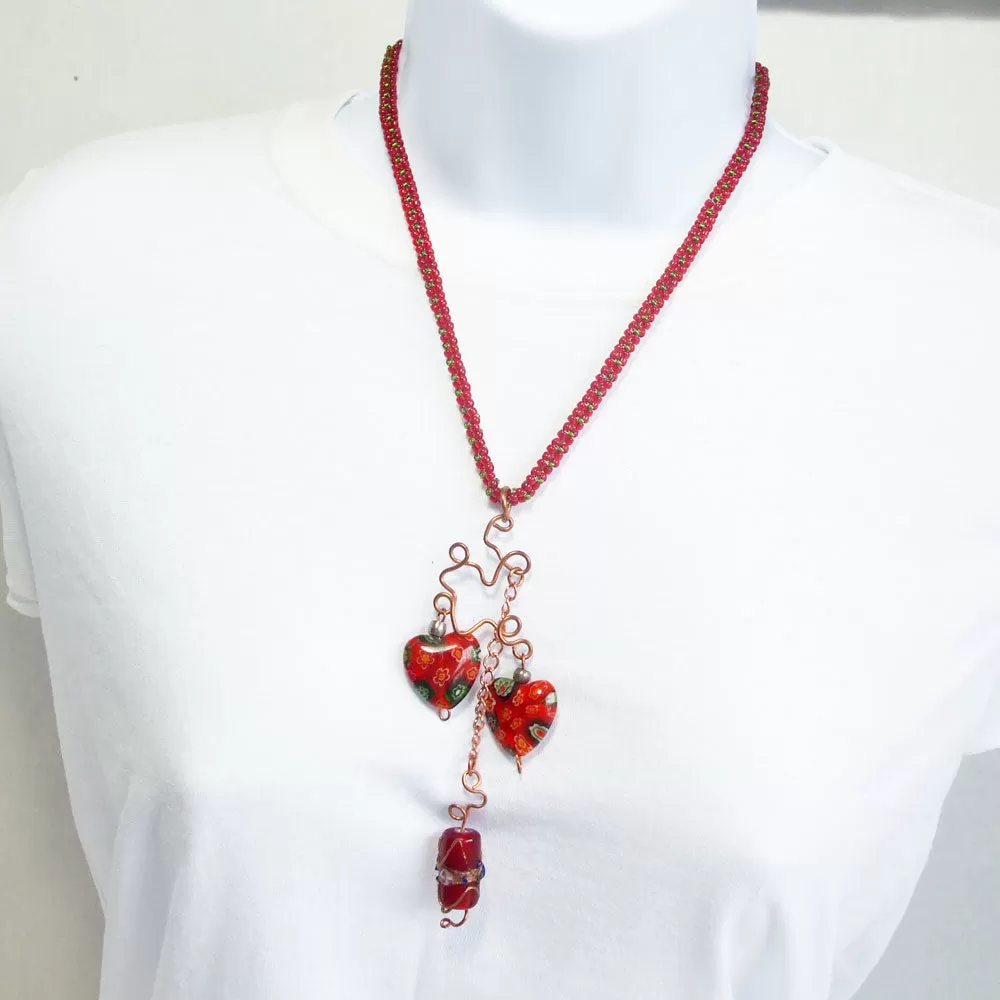 Calisto, Beaded Jewelry Necklace