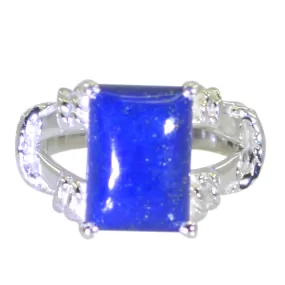 Resplendent Gemstones Lapis Lazuli Sterling Silver Rings Smart Jewelry