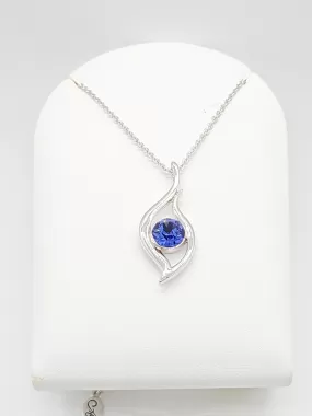 Royal Blue Wonder Silver Plated Necklace